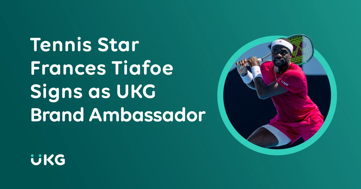 Tennis Star Frances Tiafoe Signs as UKG Brand Ambassador