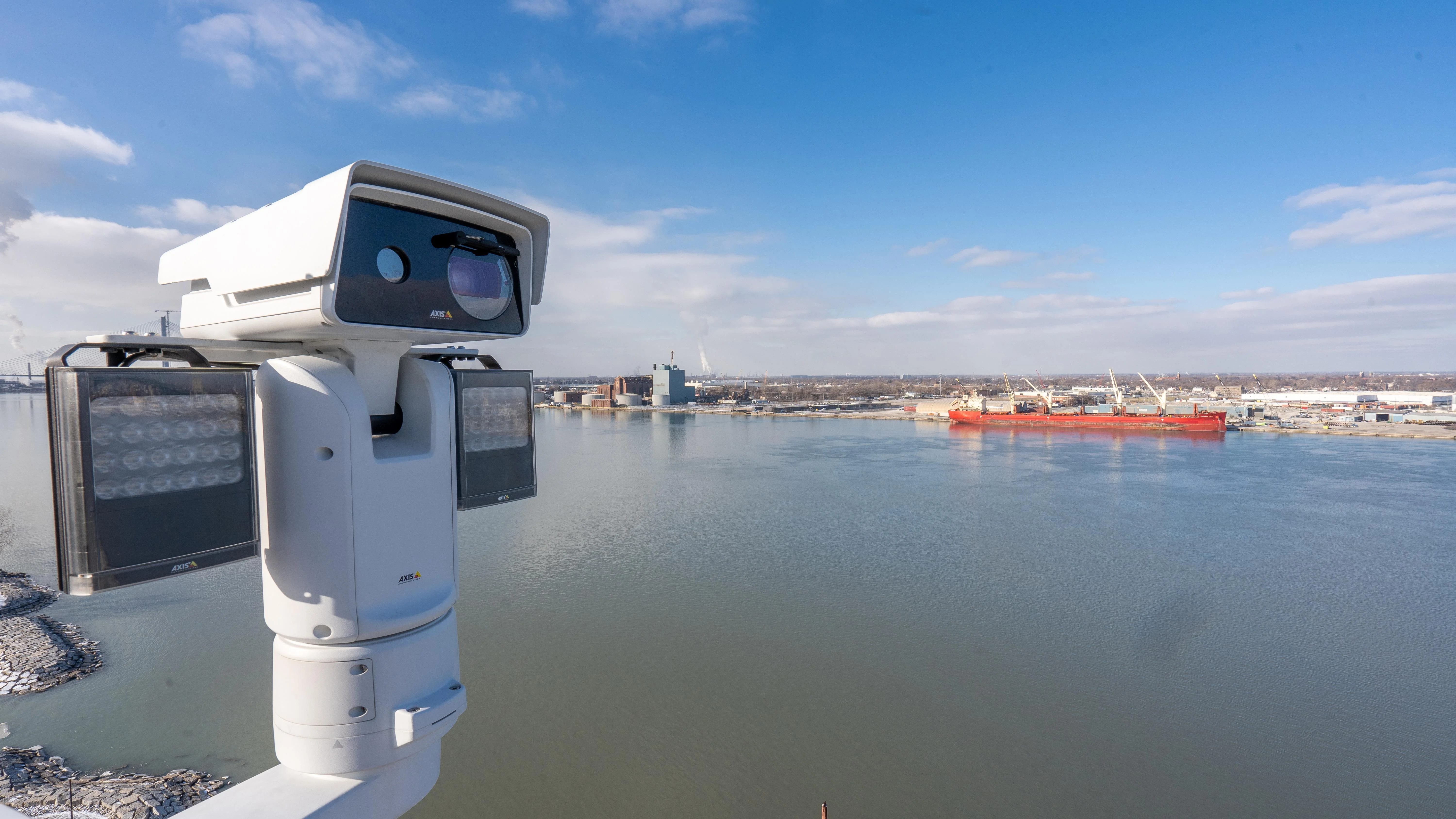 Windsor Port Authority Strengthens U.S.-Canada Border Waterway Safety and Security with Axis Communications Surveillance Technology