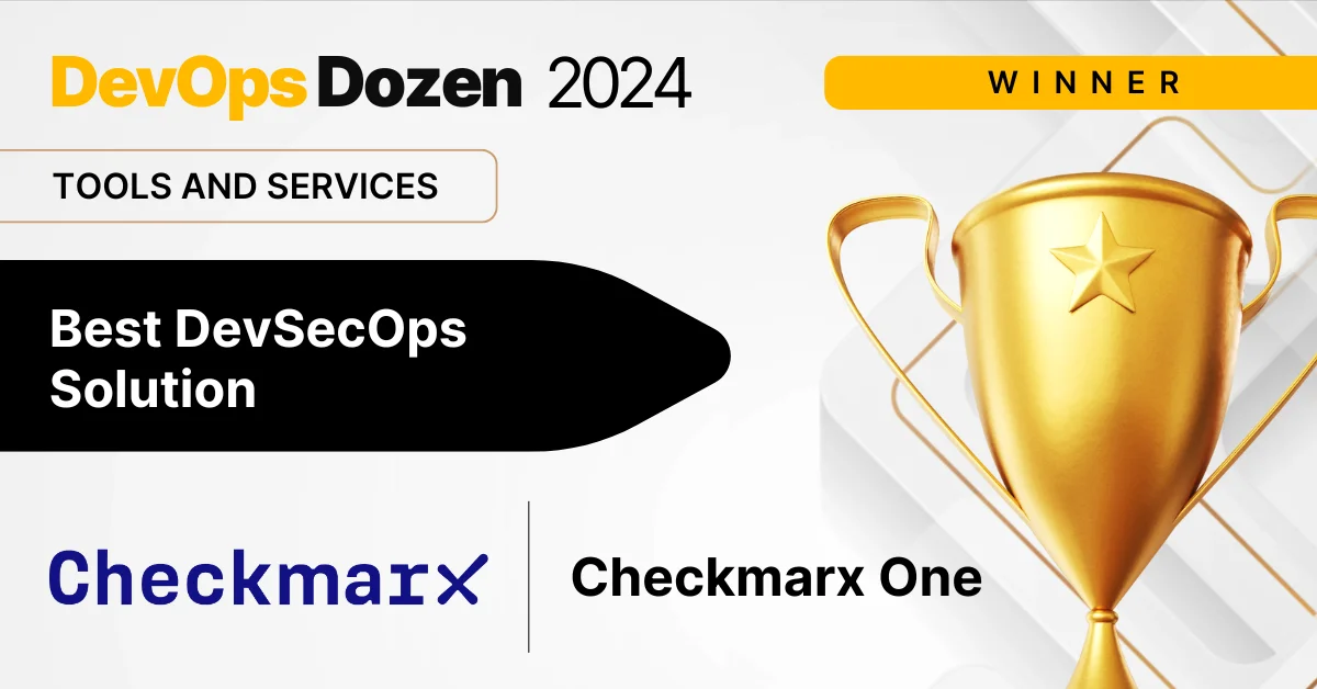 Checkmarx One Named Best DevSecOps Solution in the 2024 DevOps Dozen Awards