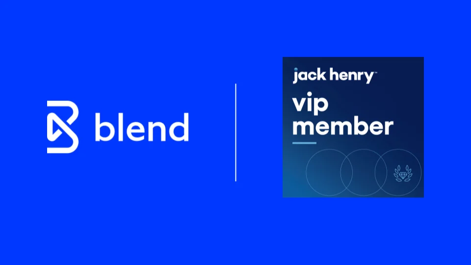 Blend Joins the Jack Henry™ Vendor Integration Program