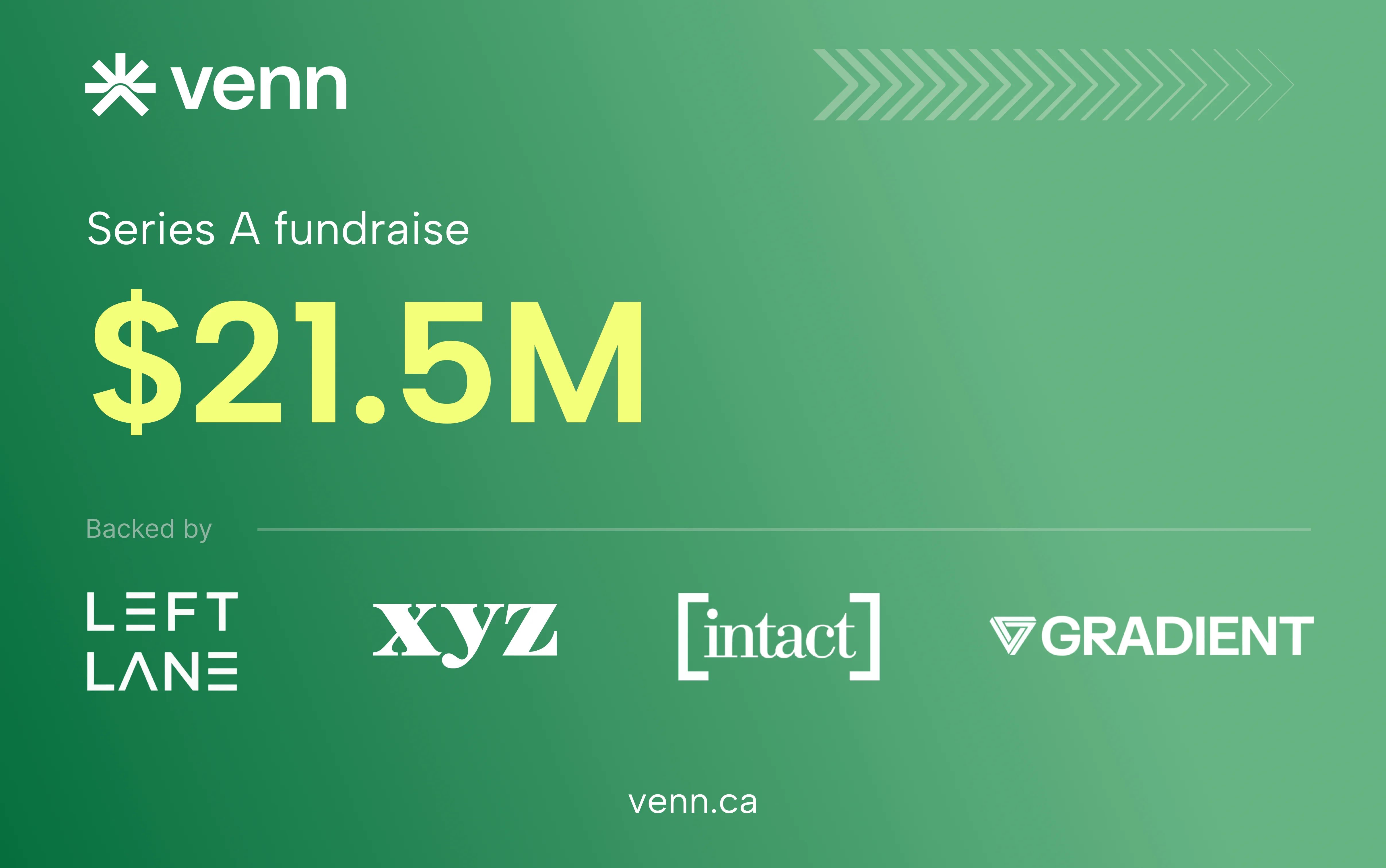 Venn, Formerly Vault, Raises $21.5M to be the All-In-One Financial Platform for Canadian Businesses