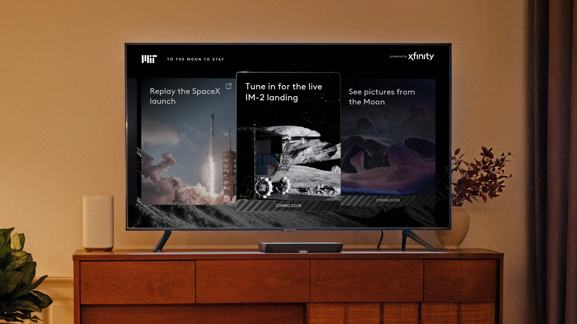 Comcast and MIT Media Lab Bring Live Footage and Never-before Seen 3D Photos From MIT’s Historic Lunar Mission to Viewers Across the Globe