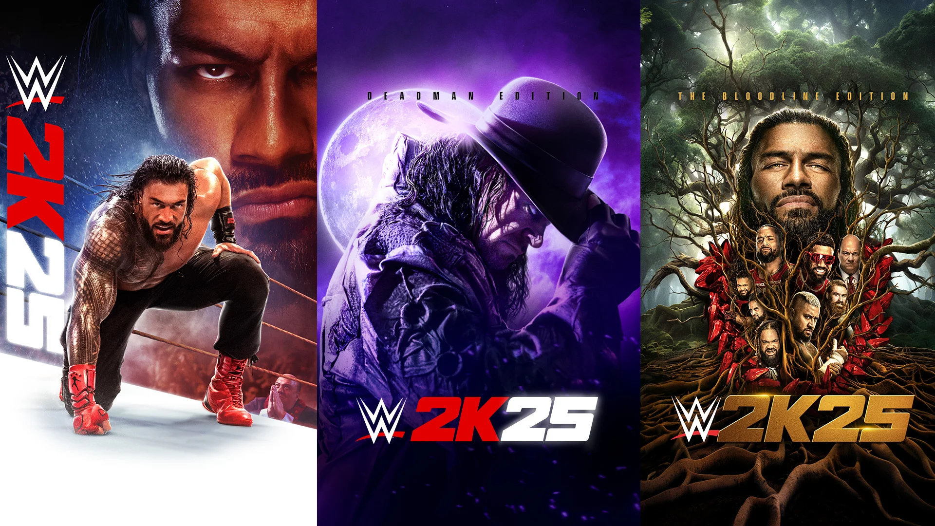 “Rule Beyond the Ring” in WWE® 2K25; The Bloodline Edition and Deadman Edition Available Now Worldwide