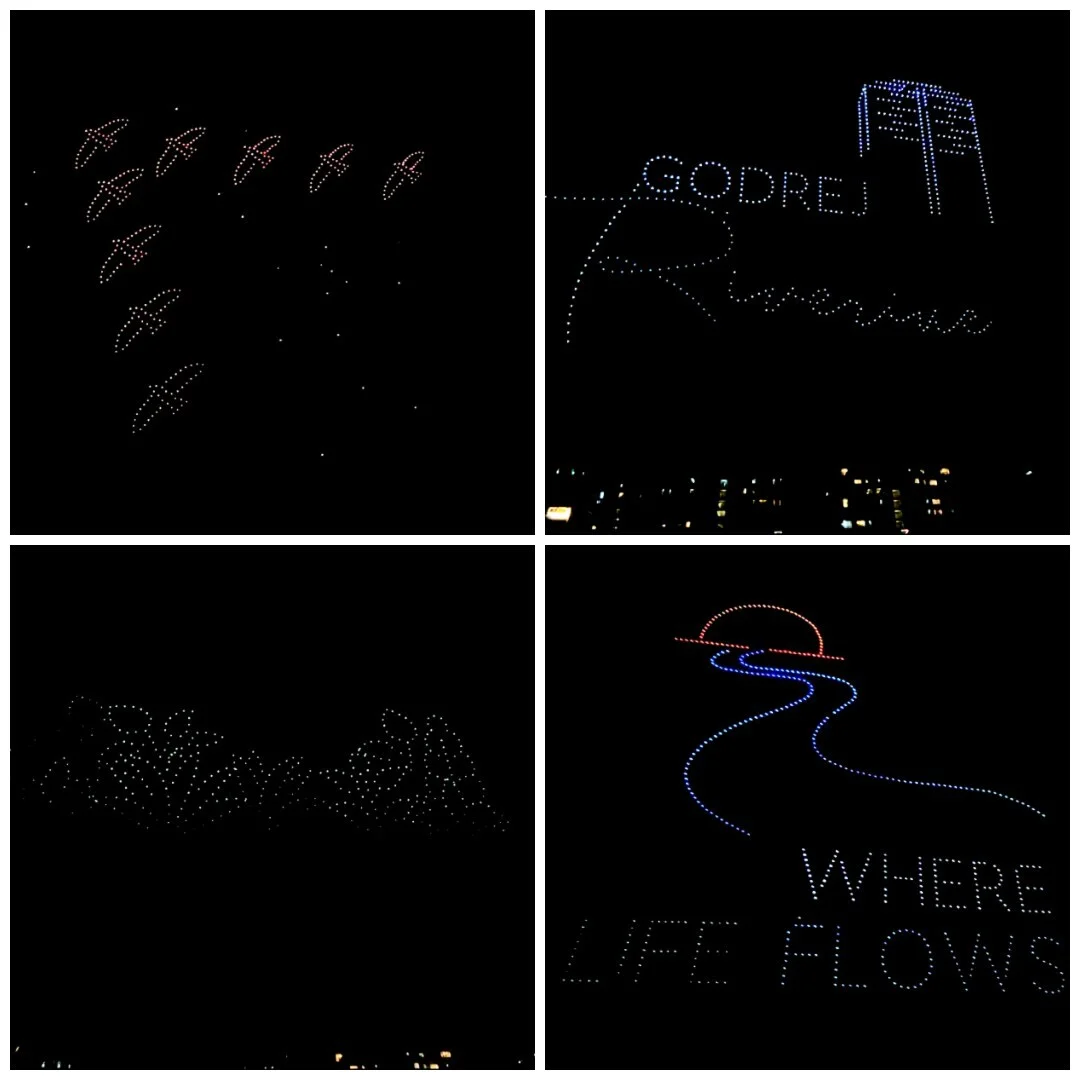 Godrej Properties Celebrates Noida's Water Bodies through a Dazzling Drone Show at Godrej Riverine