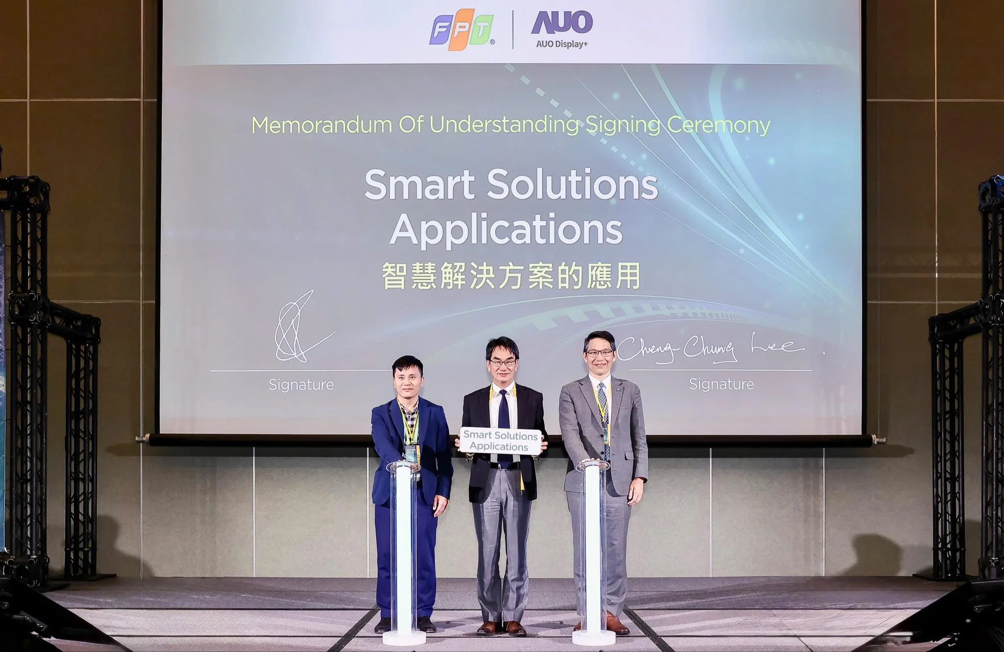 FPT and AUO Display Plus Partner to Accelerate Technology Innovation Across Multiple Sectors