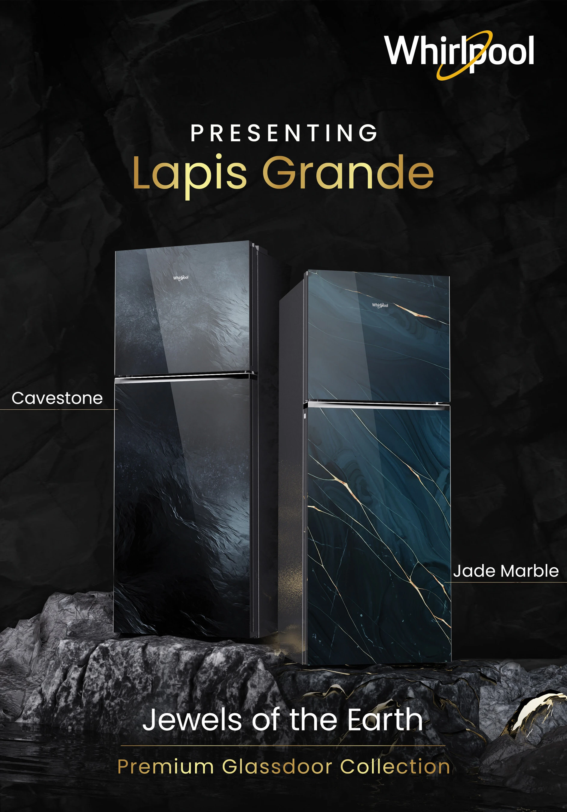 Whirlpool Unveils Lapis Grandé - Premium Range of Glass Door Refrigerators: Redefining Modern Home Refrigeration Through Nature-Inspired Design