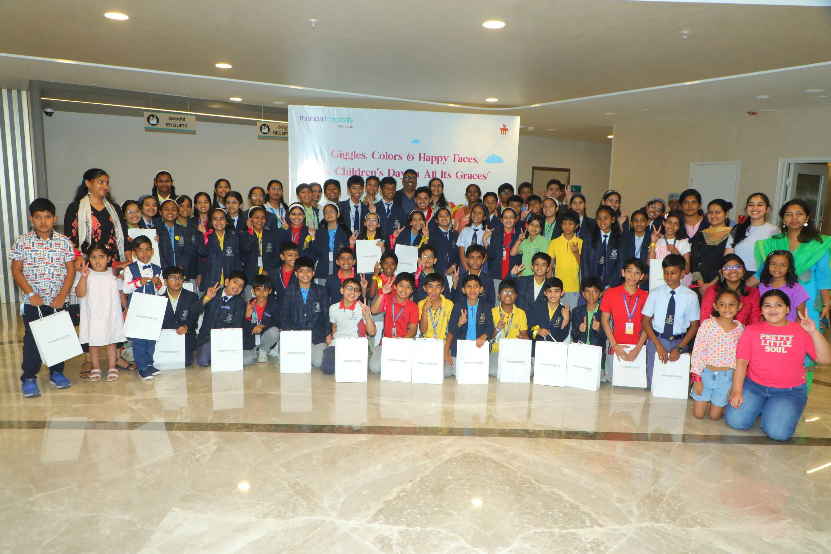 Young Minds Explore Creativity, Teamwork, and Healthy Habits at Manipal Hospital Yelahanka's Children's Day Event
