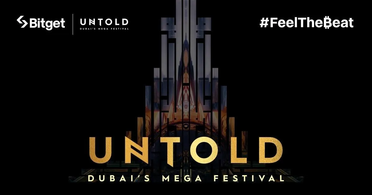 Bitget Lights Up UNTOLD Dubai with Immersive LED Tower and Global Fan Experience