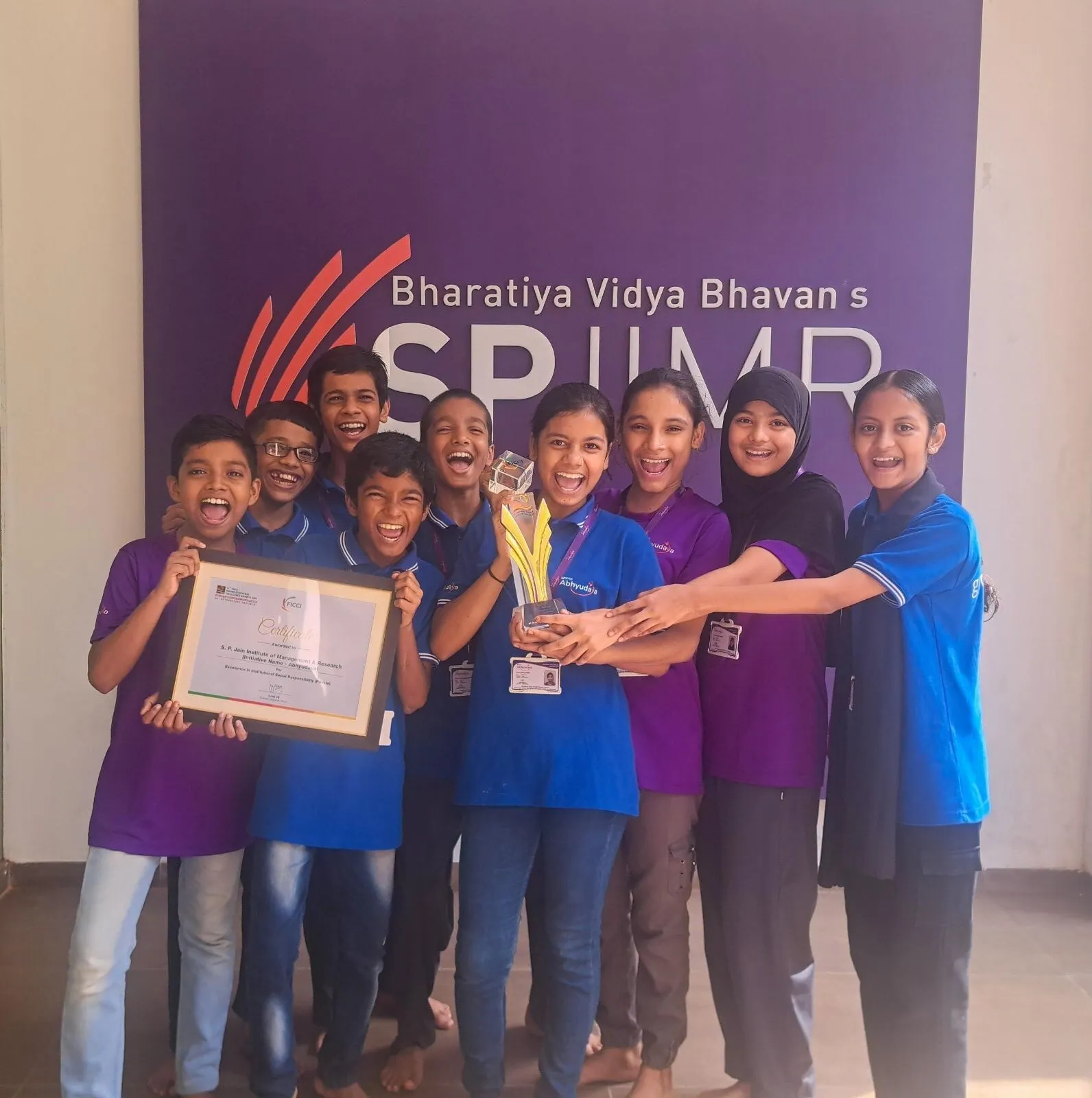SPJIMR Abhyudaya receives FICCI recognition for social responsibility