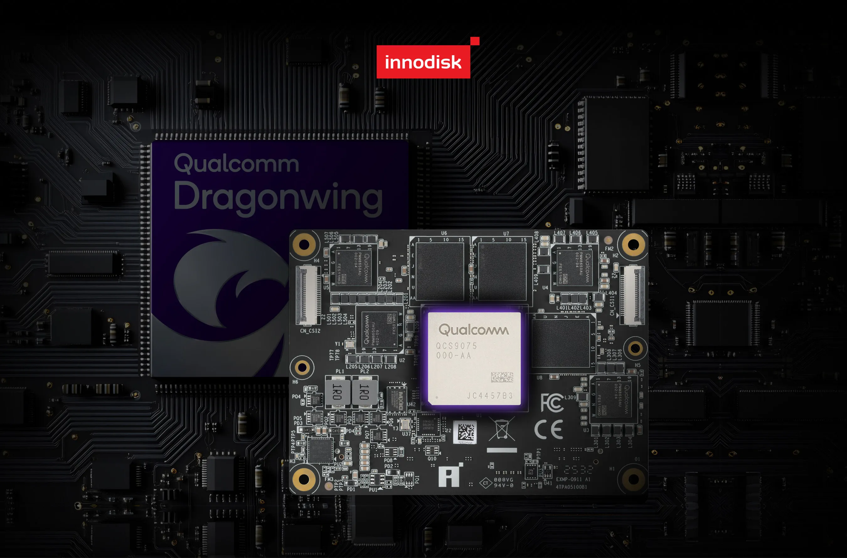 Innodisk Unveils the New "AI on Dragonwing" Computing Series with the First EXMP-Q911 COM-HPC Mini Module Powered by Qualcomm's SoC