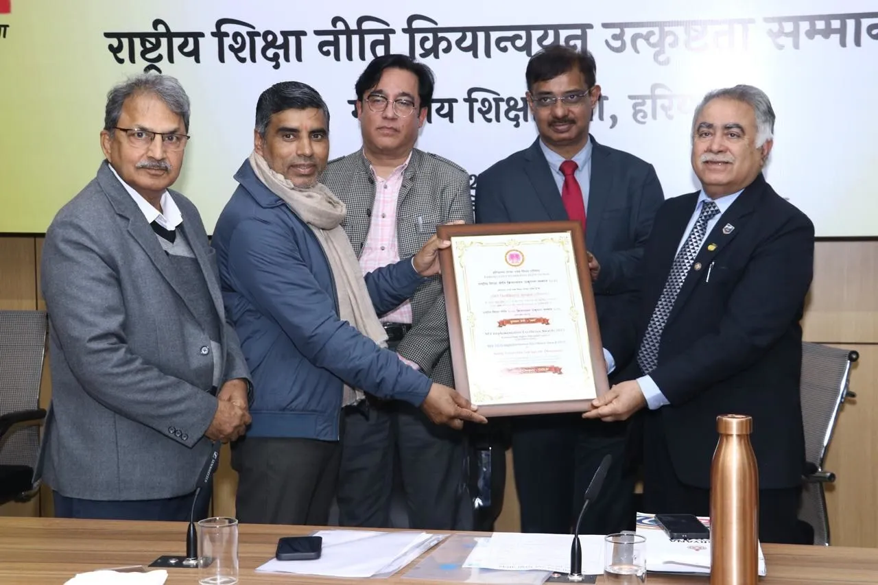 Amity University Gurugram Honoured with NEP 2020 Implementation Excellence Award (Gold Category)