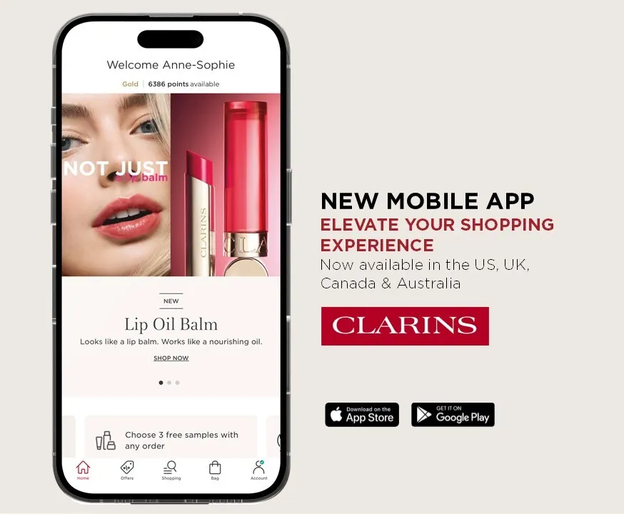 Clarins launches its mobile app to elevate its customer relationship, in partnership with Merkle