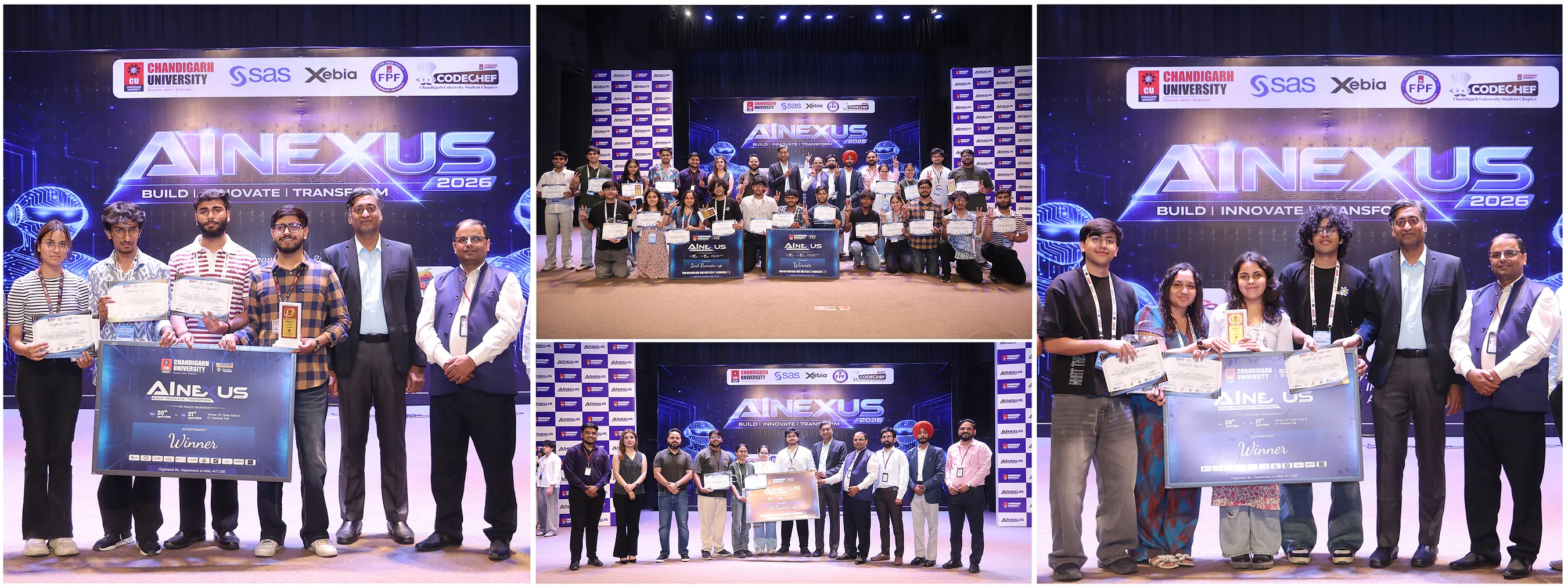 Chandigarh University Hosts 24-Hour National AI Hackathon 'AI Nexus 2026'; 70 Teams Develop AI Solutions for Real-World Challenges