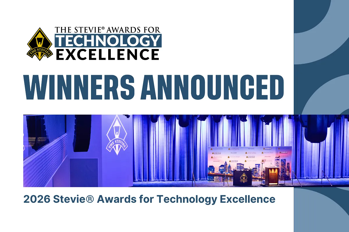 Winners in Third Annual Stevie® Awards for Technology Excellence Announced
