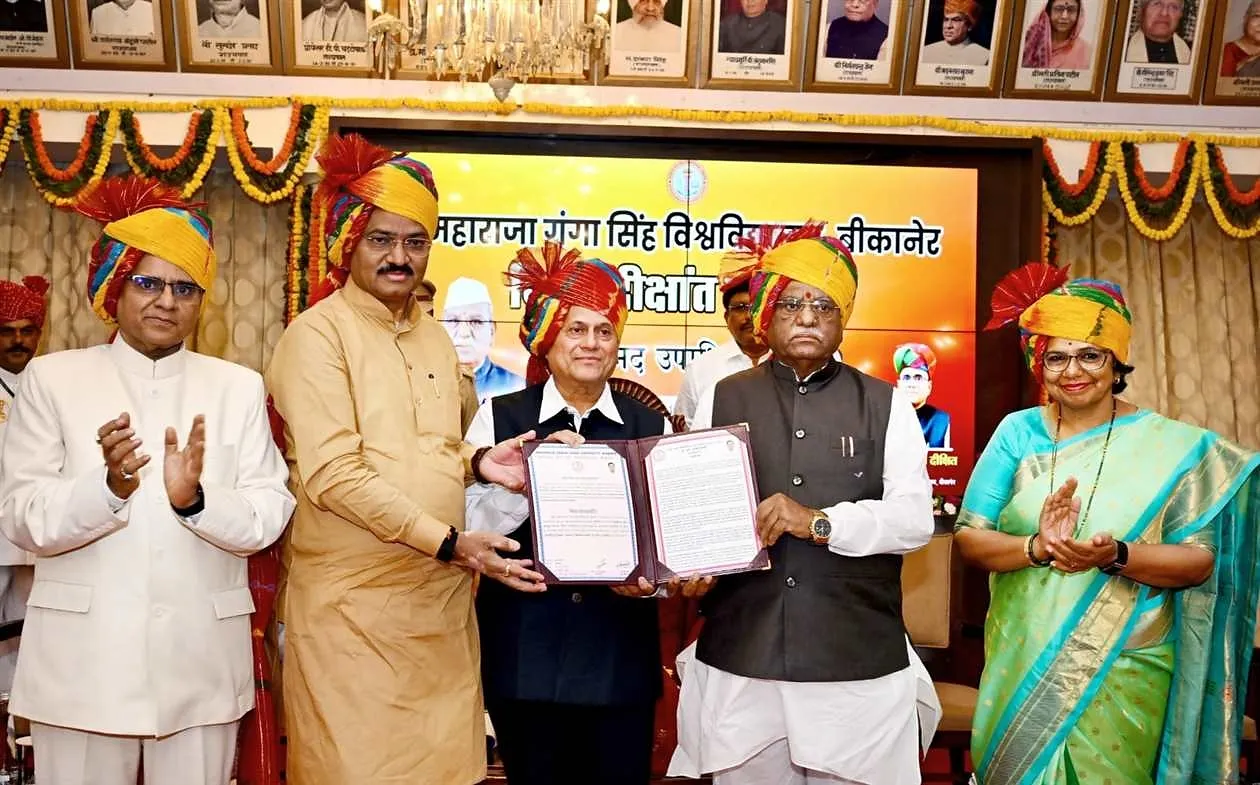 Achyuta Samanta Conferred 75th Honorary Doctorate by Maharaja Ganga Singh University, Rajasthan
