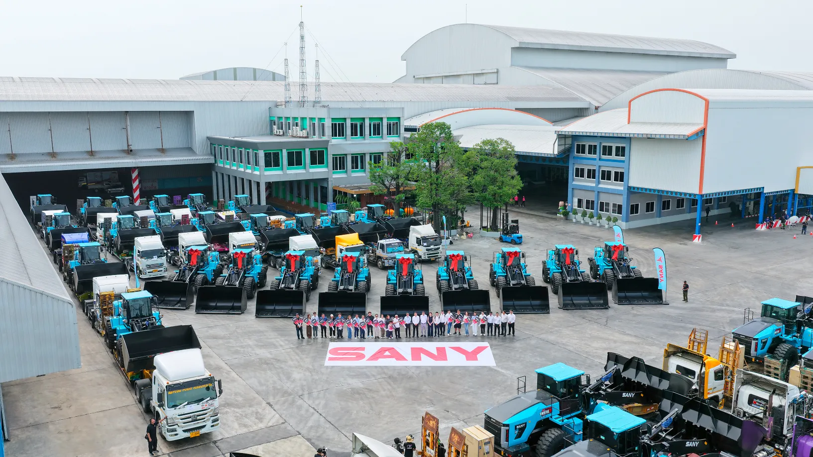 SANY Expands Global Presence with Major Equipment Deliveries in South America and Thailand