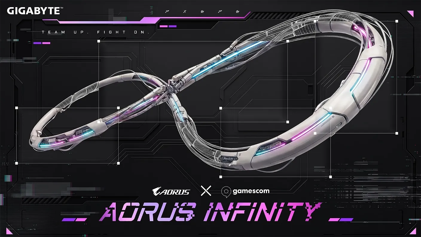 GIGABYTE Brings AORUS INFINITY to Gamescom 2026 with an Immersive Gaming Playground