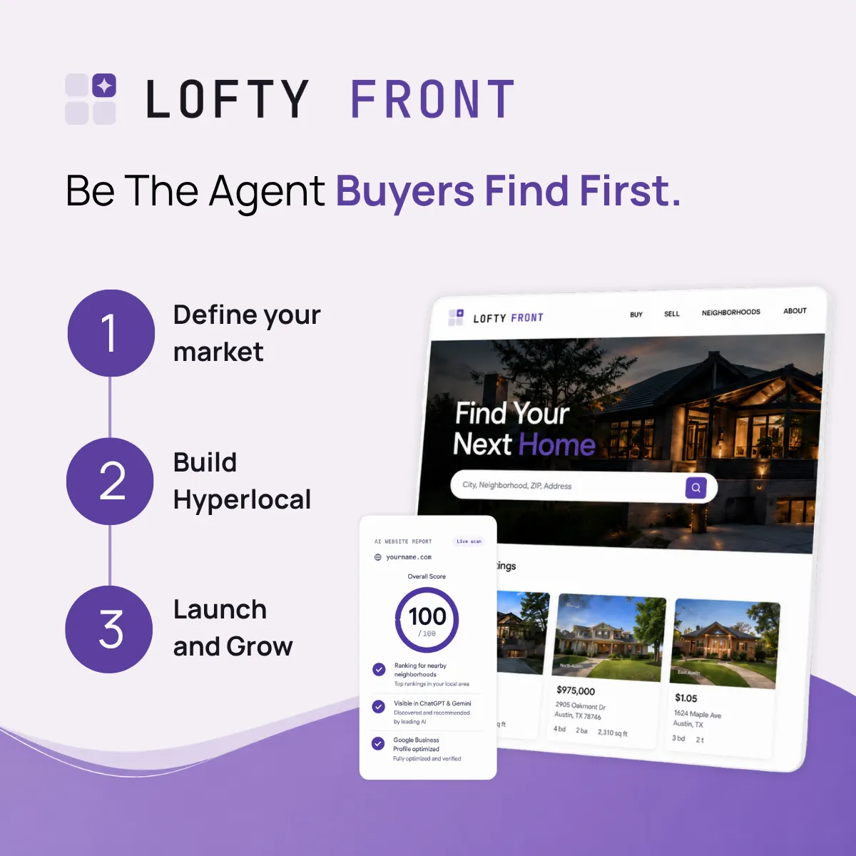 Lofty Unveils Lofty Front - Hyperlocal Real Estate Websites Engineered to Rank on Google and in AI Search