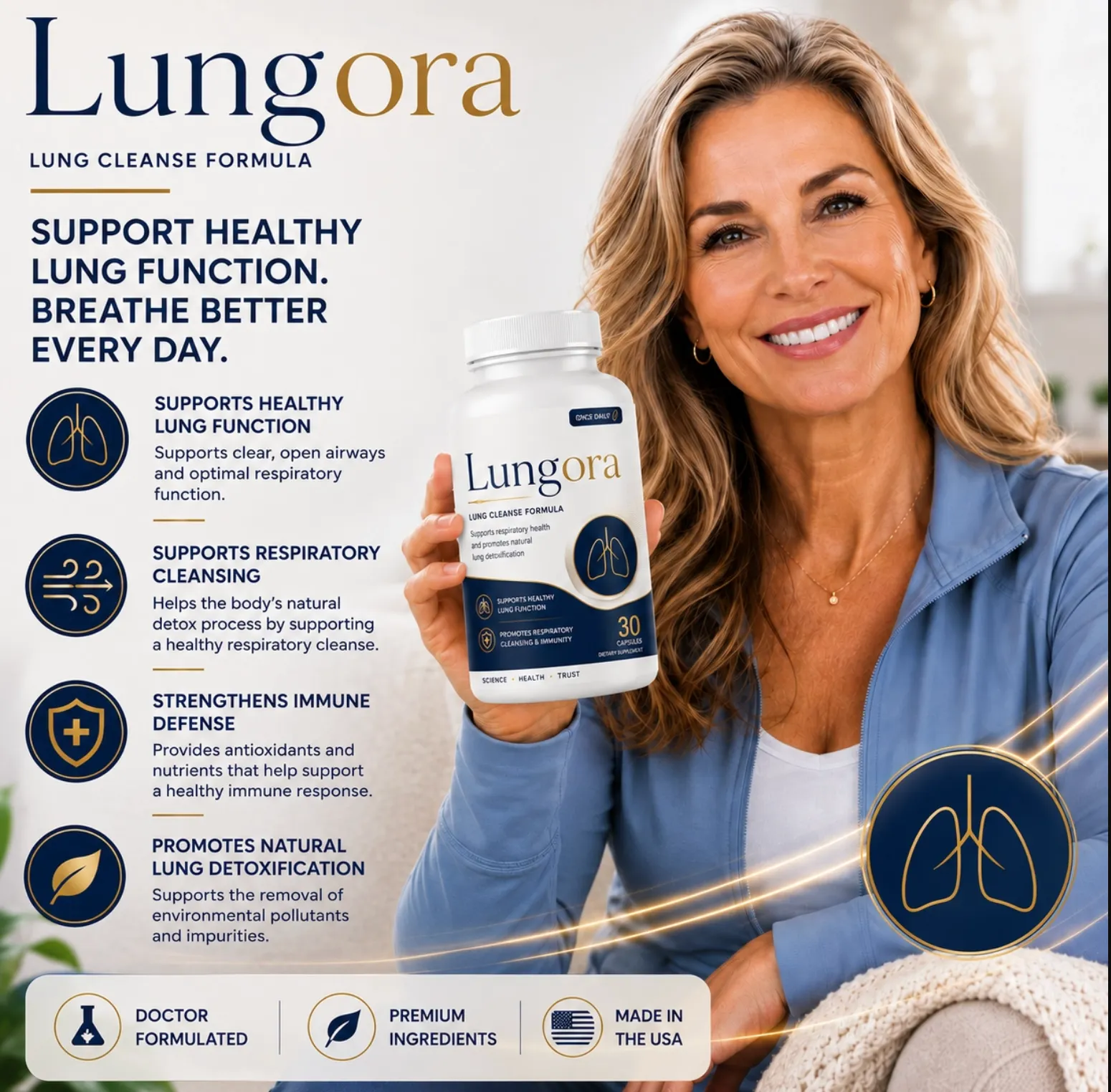 Lungora Introduces Daily Multi-Ingredient Dietary Supplement for Respiratory Wellness