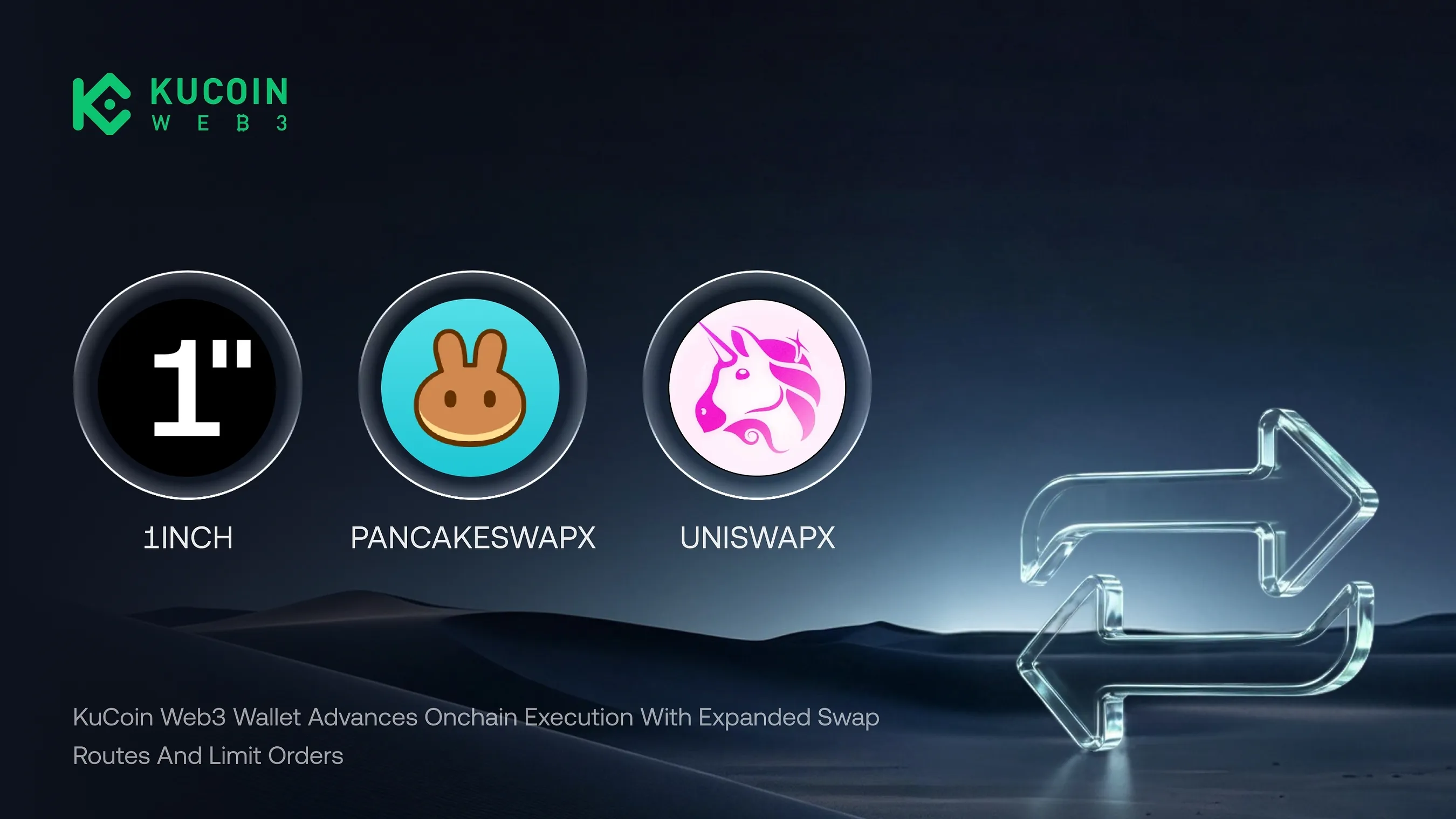 KuCoin Web3 Wallet Advances Onchain Execution with Expanded Swap Routes and Limit Orders