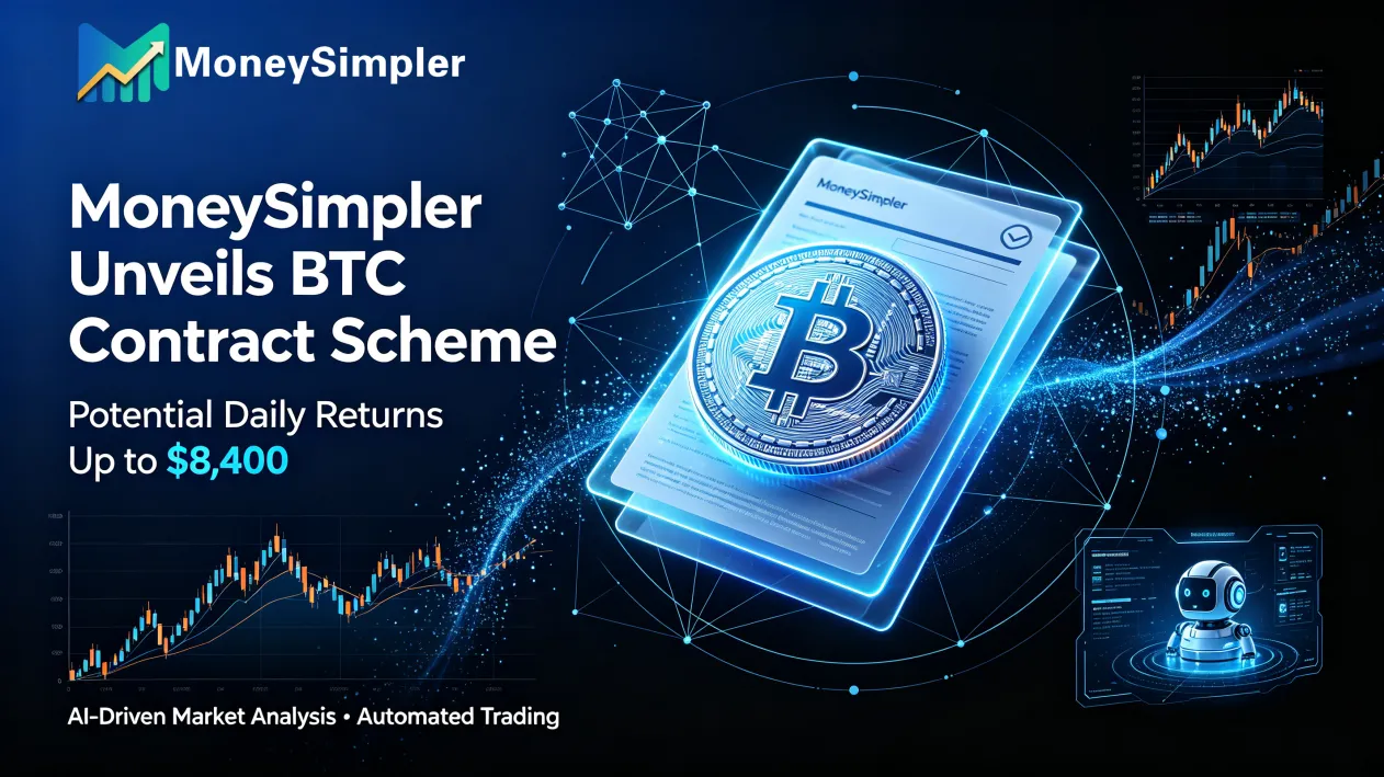 MoneySimpler Unveils BTC Contract Scheme Offering Bitcoin Holders Potential Daily Returns of Up to $8,400
