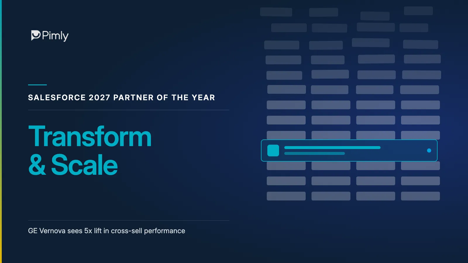Pimly Recognized in Salesforce 2027 Partner of the Year Awards for Transform & Scale