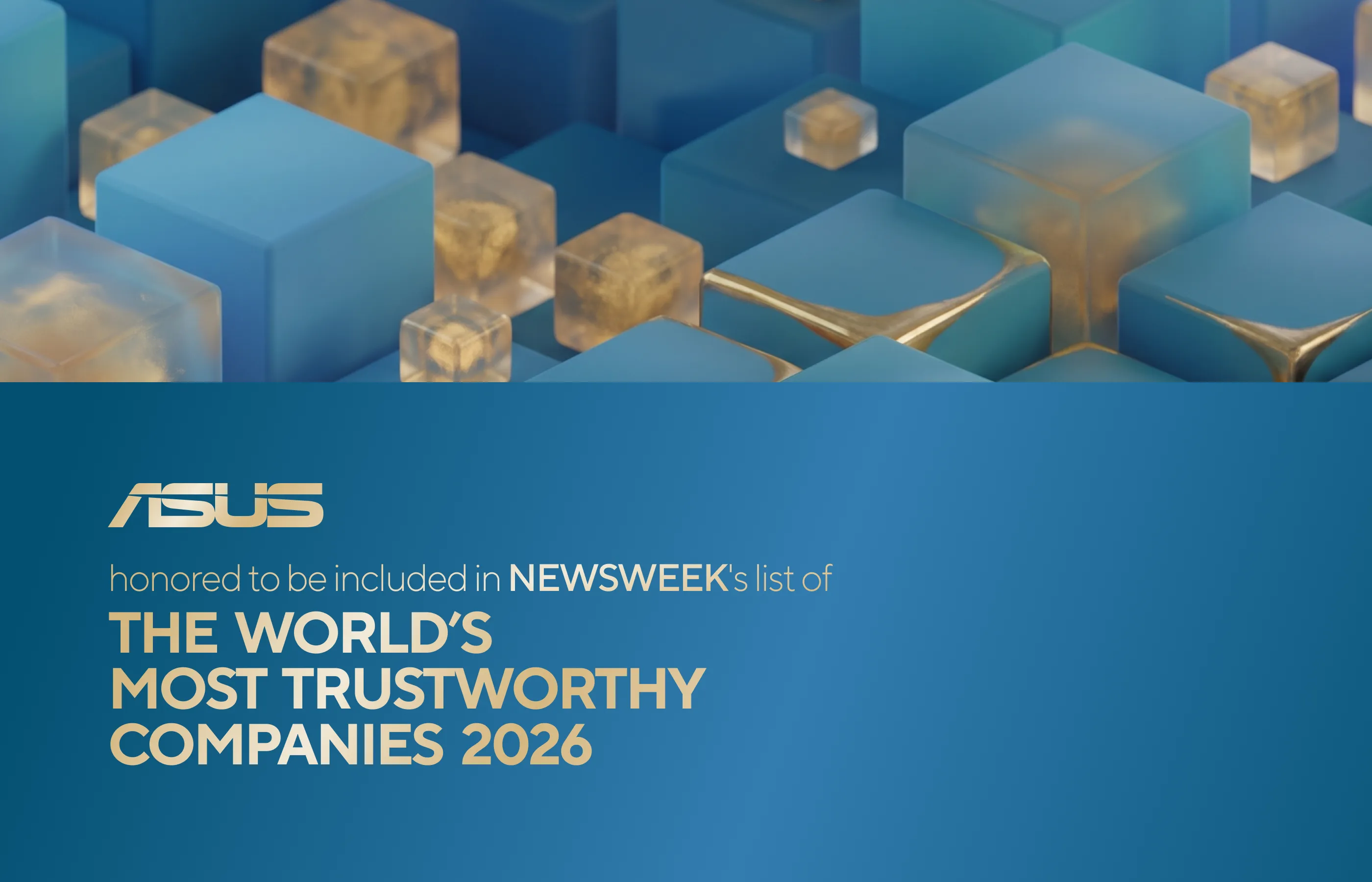 ASUS Recognized Among Newsweek’s World’s Most Trustworthy Companies for the Third Consecutive Year