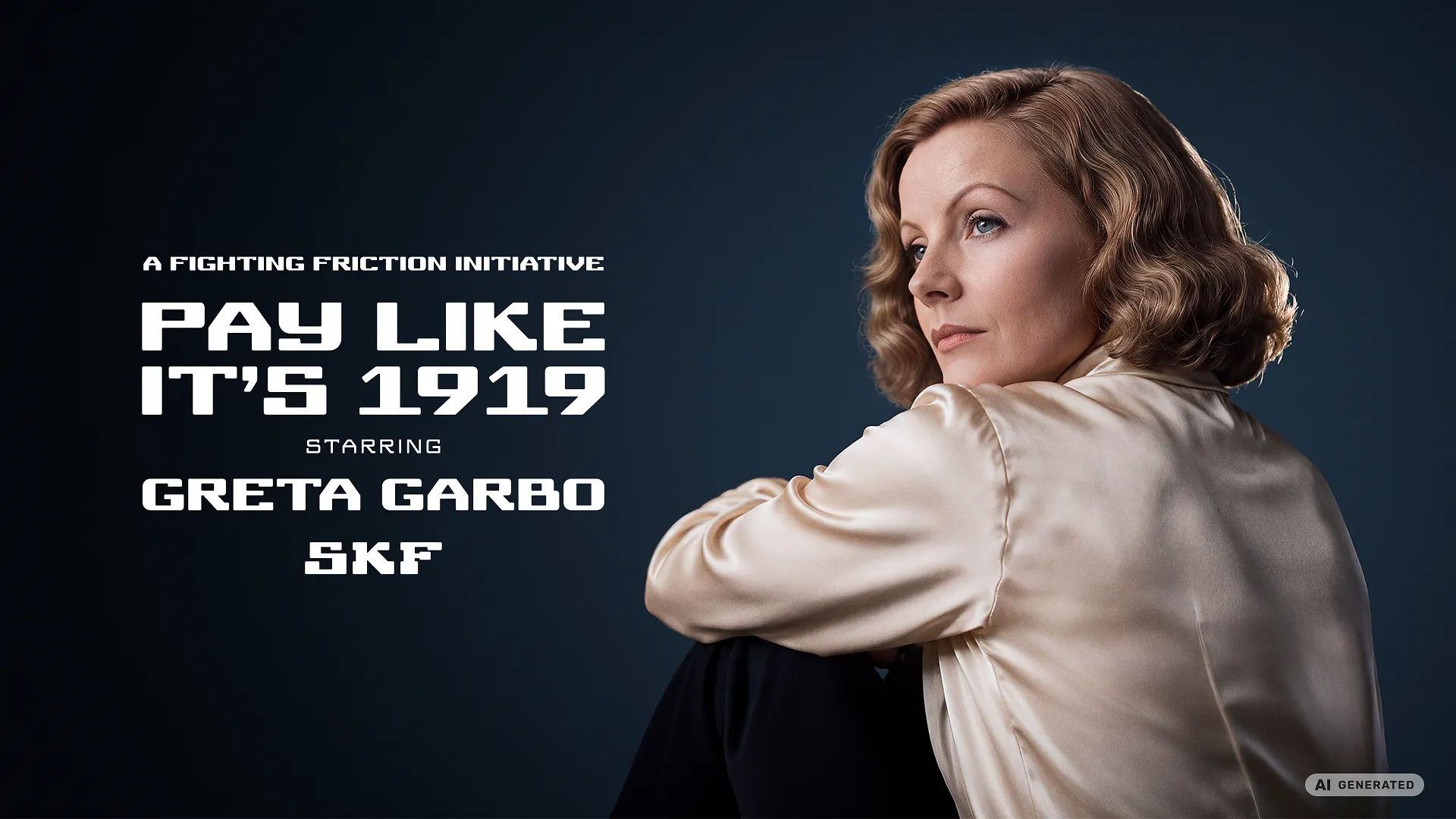 Greta Garbo is back - starring in SKF's initiative to overcome friction