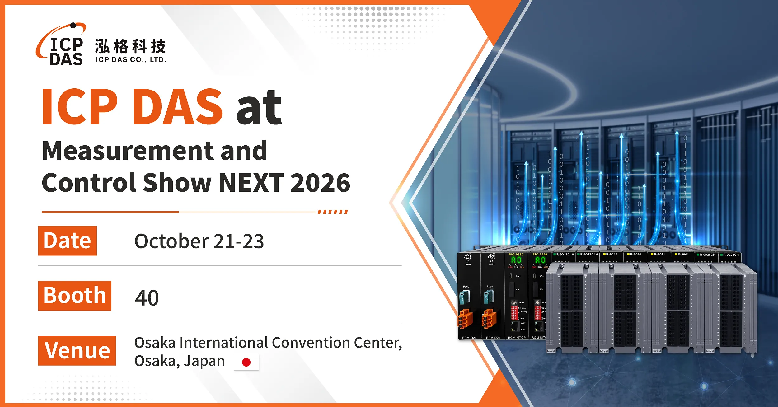 ICP DAS to Showcase Industrial Communication and Reliable I/O Solutions at Measurement and Control Show NEXT 2026