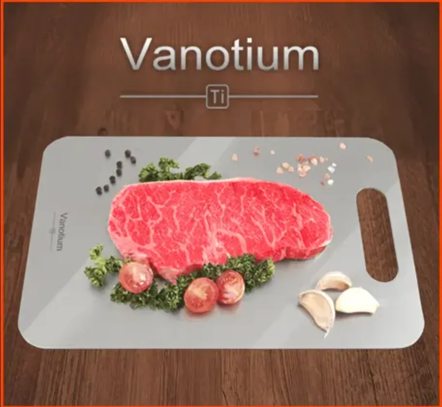 Vanotium Introduces Vanotium Titanium Cutting Board for Everyday Kitchen Food Preparation