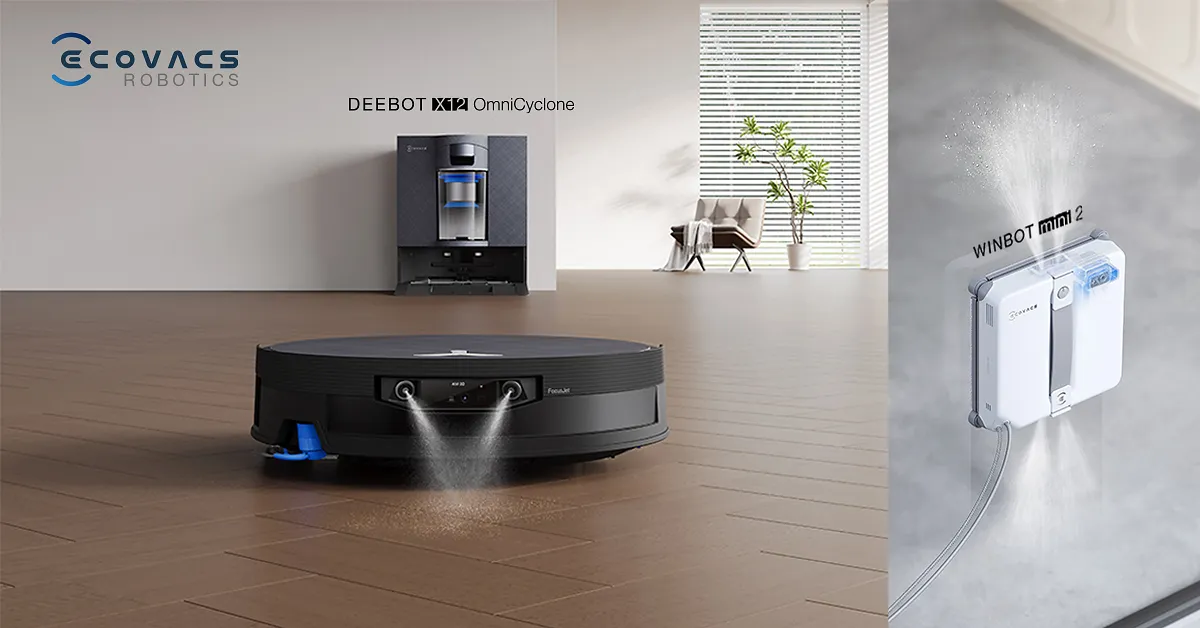 ECOVACS launches DEEBOT X12 OmniCyclone and WINBOT mini 2: This Diwali is about your guests, not your cleaning