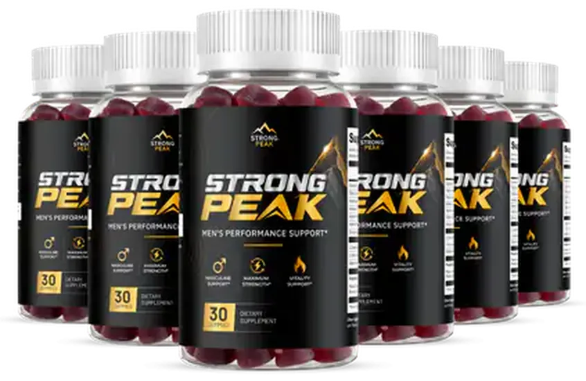 Strong Peak Gummies Introduces StrongPeak Multi-Ingredient Dietary Supplement for Male Performance And Vitality