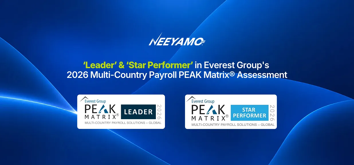 Neeyamo Recognized as a Leader and Star Performer in Everest Group's 2026 Multi-Country Payroll PEAK Matrix® Assessment