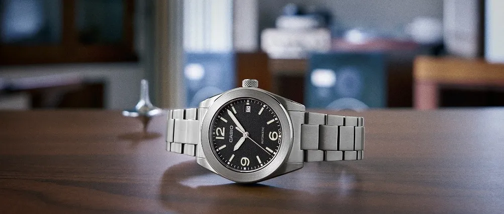 Casio to Release Lightweight Mechanical Watch with Excellent Readability