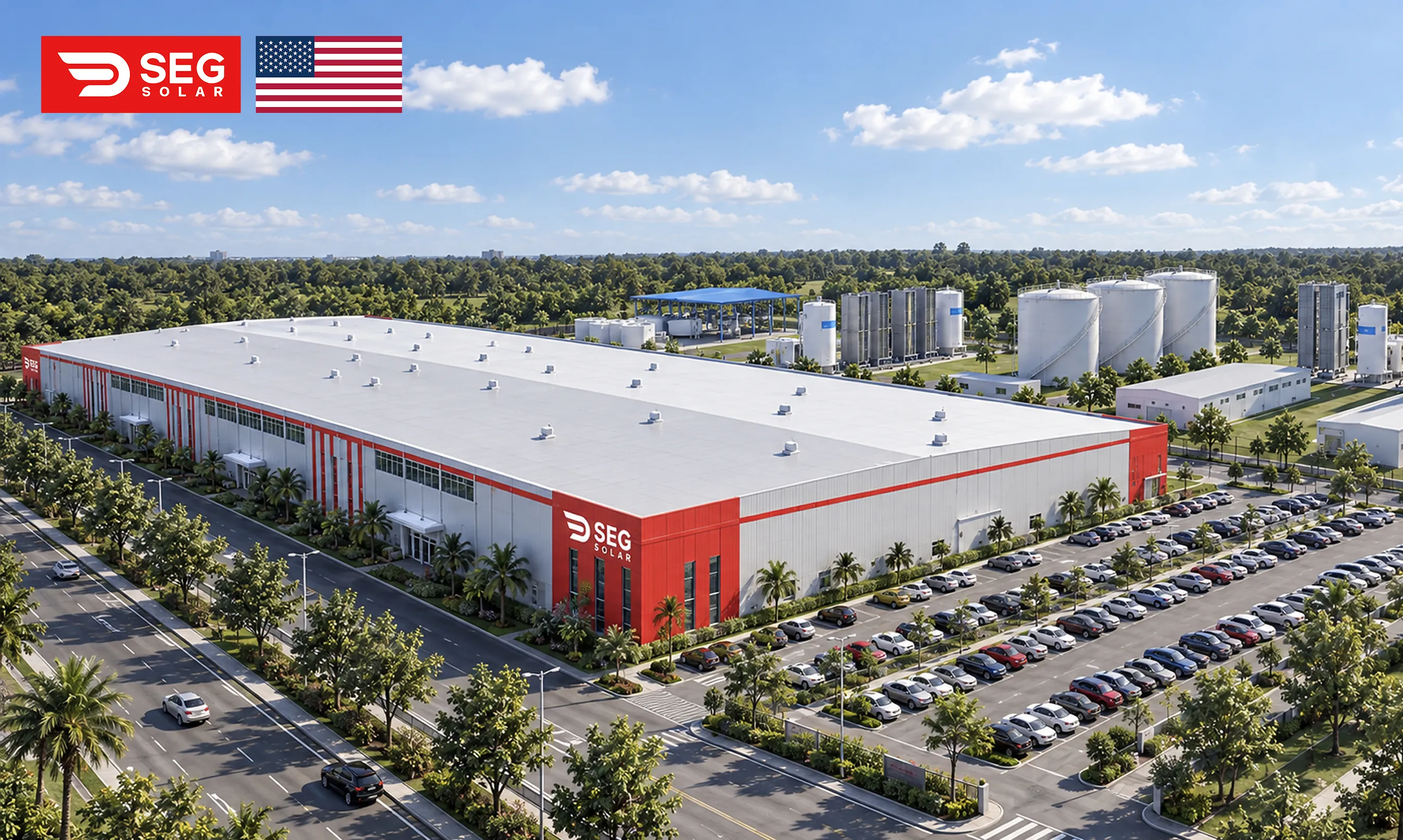 SEG Solar Secures Land for Planned 4 GW HJT Solar Cell Facility in Texas