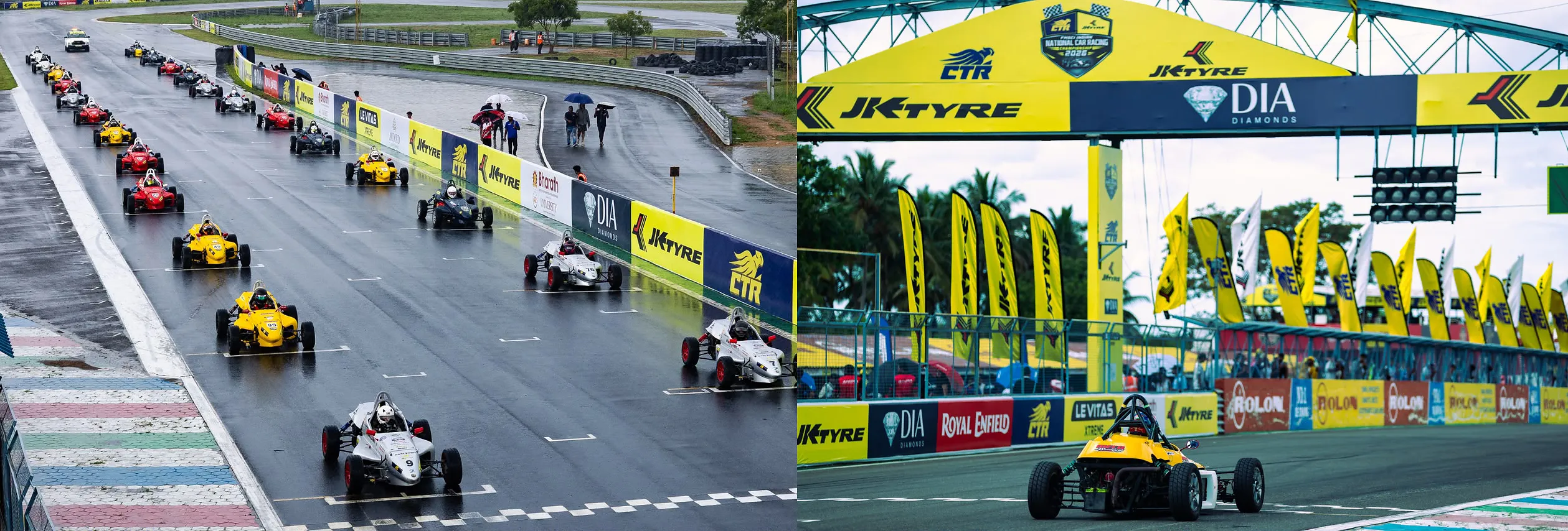 CTR-JK Tyre FMSCI Indian National Car Racing Championship 2026 Creates History with Record 137 Driver/Rider Registrations in Coimbatore